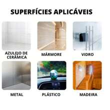 Fita Magica Dupla Face Super Forte Lavável Gel Auto Colante