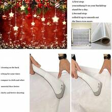 1 tấm phông nền chụp ảnh lấp lánh chủ đề Giáng sinh màu đỏ, bông tuyết, quả bóng Giáng sinh, ngôi sao, biểu ngữ tiệc gia đình năm mới, kích thước 59,1*39,4/82,7*59,1 inch, phông nền chụp ảnh chân dung trẻ sơ sinh trong nhà ngoài trời - Nhiều màu - Xem 11