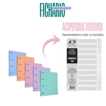 Ring Binder Notebook With 10 Transparent Dividers A4 Pastel Colors University ACP - Green - View 5