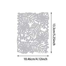 WUPARRSS 1 件新款花环背景装饰创意手工 DIY 金属切割模具，优质碳钢压花切割刀模纸板生产，适用于剪贴簿、相册相框、卡片、信封、邀请函、蜡烛灯箱、压花纸，出色的创意设计切割模具用于手工创意制作、生日庆祝等节日礼物、爱情、友谊、祝福和装饰 - 銀色 - 查看 13