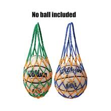 Borsa in rete di nylon per pallacanestro Pro Multiuso Borsa in rete di stoccaggio portatile per palle da sport per pallavolo, calcio e calcio