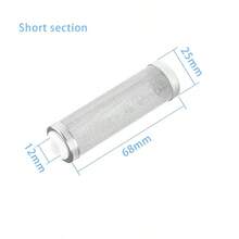 Premium Stainless Steel Fish Tank Filter - Shrimp Safe Mesh Nets & Special Filters - Secure Inflow Protector For Crystal Clear Aquariums - Silver - View 6