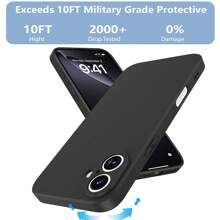 软手机壳适用于 Apple 11/12/13/14/15 Pro Max、S22/23/24+ UA04/A05/A14/A15/A24/A25/A34/A54S、OPPO、VIVO/Redmi Note 13 Pro/13C/A3、HONOR 70/90/X7/X8/X9/X6AB，采用 TPU 材质，全套手机后盖防水防震防摔防刮 - 黑色 - 查看 1