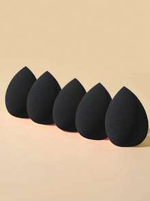 47 件化妆刷套装 - 包括化妆海绵、化妆包、天鹅绒三角粉扑、美容海绵、化妆粉扑、化妆海绵、化妆工具、面部刷、眼刷、眉刷、粉底刷、腮红刷、混合刷、遮瑕刷，适用于面部化妆、化妆、便宜、房间装饰、梳妆台、旅行、卧室、化妆配件、粉扑、化妆搅拌器、粉扑、化妆海绵 - 黑色 - 查看 21