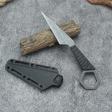 Neck Knife Mini Halter Knife EDC Portable Knife K Sheath Outdoor Straight Knife Knives - Multicolor - View 6
