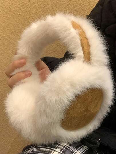 Plush Earmuffs For Winter Warmth, Thickening For Cold Protection, Cycling Ear Protection, And Ear Warmers