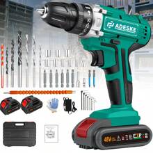 Taladro Rotomartillo Nanwei Sin Escobillas Adeske T66 inalámbrico verde oscuro con 156W de potencia 100V/240V - Verde - Ver 1
