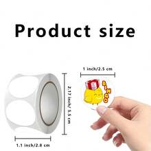 GDG 500 tờ/cuộn Nhãn dán động vật/thời tiết/chữ ngày lễ rực rỡ - Tiệc Giáng sinh, Phong bì, Văn phòng phẩm, Thiệp, Nhãn, Con dấu quà tặng Nhãn dán lễ hội - Nhiều màu sắc, Dính, Có thể tái sử dụng, Dễ sử dụng - Nhiều màu - Xem 2