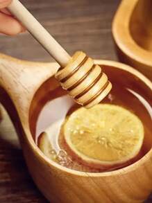 10 件、30 件/套高品质蜂蜜搅拌棒搅拌手柄罐勺实用 100 件木质勺子蜂蜜长棒用品蜂蜜厨房工具 - 原木色 - 查看 8