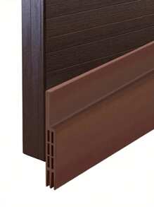 1 Meter Door Bottom Sealing Strip, Wooden Door Sound Insulation Strip, Anti-Theft Door Room Door Wind Strip, Door Seam Sticker Strip, Door Toilet Door Bottom Strip - Multicolor - View 6