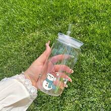 6 件/套圣诞风格防水 UV DTF 16 盎司杯贴花贴纸，适用于 Libbey 玻璃杯、滚动玻璃杯、笔记本电脑、家具和 DIY 工艺品 - 易于使用、持久耐用 - 彩色 - 查看 3