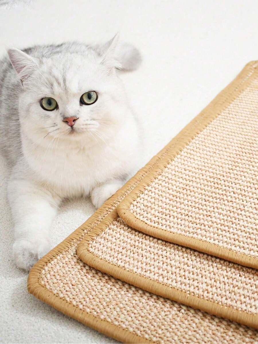 Cat Scratcher Mat Natural Sisal Cat Scratch Mats Scratching Pad Protect