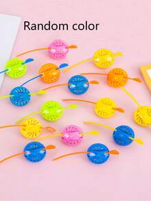 3 chiếc áo thun co giãn cổ điển, áo thun màu kẹo dễ thương mini, con quay nhựa, trò chơi tuyệt vời cho tiệc sinh nhật và tiệc ngày lễ - Nhiều màu - Xem 4