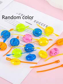 3 chiếc áo thun co giãn cổ điển, áo thun màu kẹo dễ thương mini, con quay nhựa, trò chơi tuyệt vời cho tiệc sinh nhật và tiệc ngày lễ - Nhiều màu - Xem 5