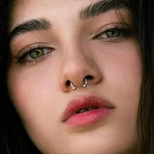 9 件装医用钢鼻中隔环马蹄形耳环软骨耳轮耳屏眉毛唇耳甲穿孔铰链无缝鼻中隔鼻环男女通用 6 毫米 8 毫米 10 毫米 - 銀色 - 查看 4