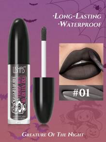Ushas, Liquid Lip Gloss Matte Lipstick Misty Black Lip Honey Long Lasting Easy To Color Moisturizing Holiday Party Lipstick Valentine's Day Gifts - 彩色 - 查看 1