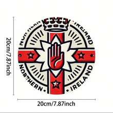 8 英寸 X 8 英寸圆形金属墙饰 - 耐用的金属标牌，适用于家庭和办公室装饰，适用于家庭、酒吧、咖啡厅和车库装饰，耐用的金属墙饰装饰，随机孔位置样式 - 彩色 - 查看 5