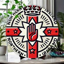 8 英寸 X 8 英寸圆形金属墙饰 - 耐用的金属标牌，适用于家庭和办公室装饰，适用于家庭、酒吧、咖啡厅和车库装饰，耐用的金属墙饰装饰，随机孔位置样式 - 彩色 - 查看 1