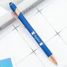 Customizable Dual-Function Stylus Pen – Personalize With Names And Festive Designs (Santa, Gingerbread Man, And More) | Ballpoint And Capacitive Touch Tip For Tablets And Smartphones | Vibrant Colors Perfect For Holiday Gifting | Unique Font Options For Personalization | Ideal For Christmas, Birthdays, And Special Occasions | Brighten Up Your Writing Experience With These Eye-Catching Pens! Teacher Gift ,Charming Patterns