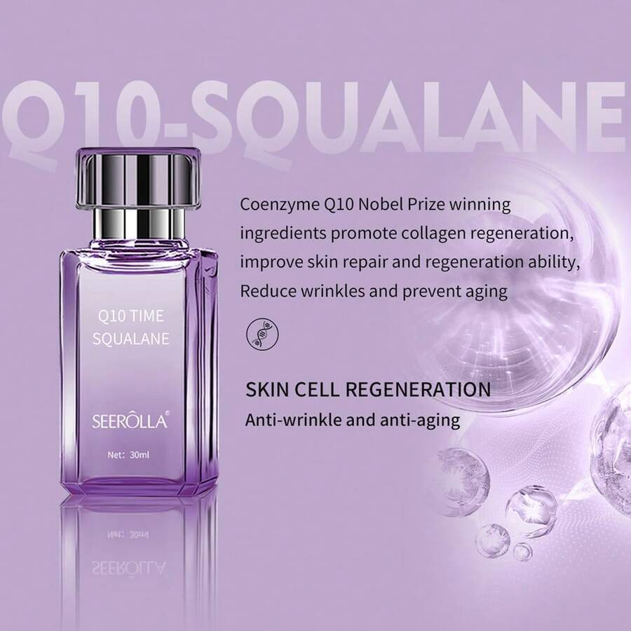 SEEROLLA 30ml Squalane Facial Essence Oil, Extracted From Olive Plant