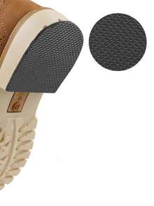 1片鞋底加厚防滑防磨贴耐磨擦伤修复贴保护厚跟鞋跟消音器鞋子防震贴 - 黑色 - 查看 3