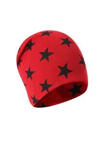 Bộ mũ len dệt kim in hình ngôi sao và khăn quàng cổ cho bé và trẻ em mùa thu/đông, thích hợp cho ngày lễ, tụ họp, tiệc tùng, du lịch, mặc hàng ngày, quà tặng ngày lễ - Nhiều màu - Xem 7