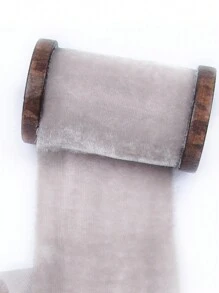 1pc Handmade Frayed Edging Velvet Suede Cloth Ribbon For Wedding Invitation Wrapping Bouquets Birthday Party Decorations Gifts Christmas & Thanksgiving Decorations, Gift Wrapping, Wedding Bouquets (Spool Not Included)