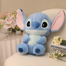 Miniso 卡通史迪奇毛绒玩偶，动漫玩偶，45厘米/17.71英寸，星际宝贝毛绒玩偶，圣诞礼物装饰品 - 藍色M - 查看 5