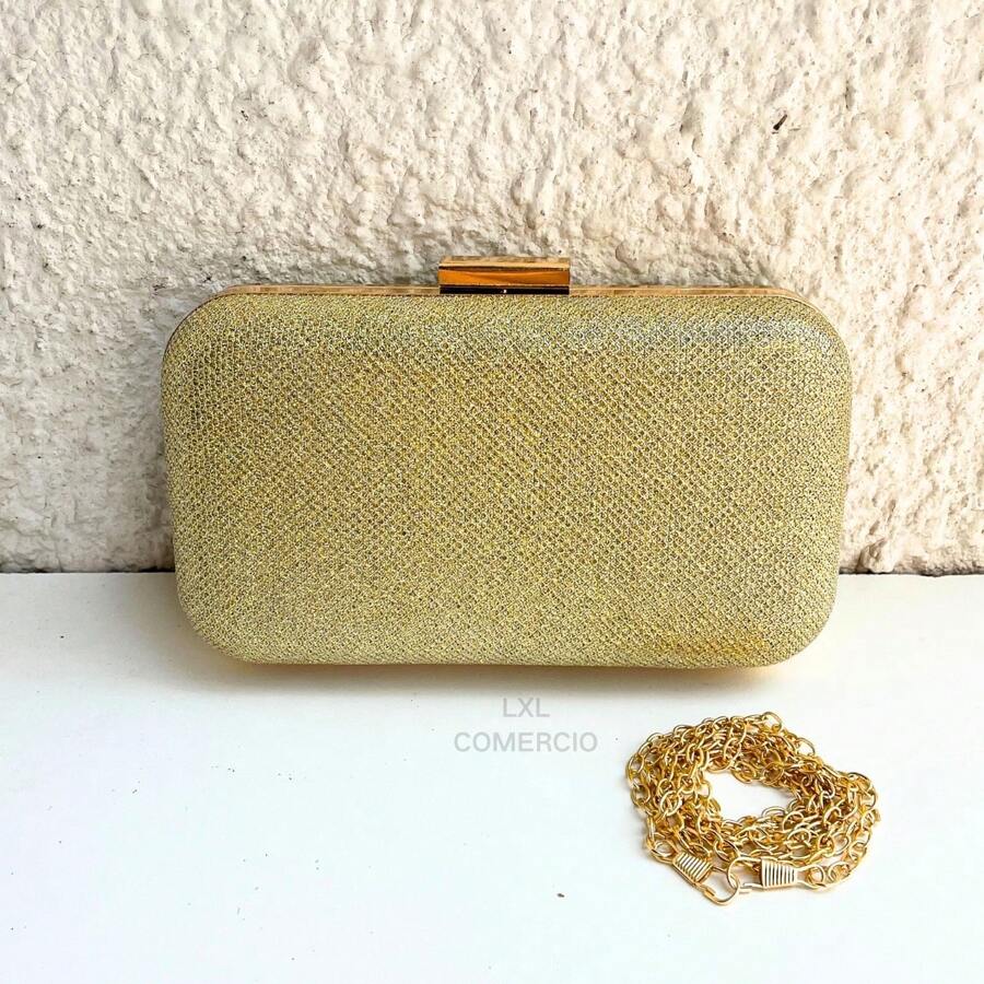 Women Glitter Crossbody Bag/Wallet For Party/Banquet/Wedding WT168-18 - 金色 - 查看 1