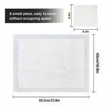 1pack Baby Diaper Changing Pads With Strong Water Absorption And PE Bottom Film - 17.7 X 25.6 Inch (25pcs/Pack) Baby Shower Family Decorations Gifts