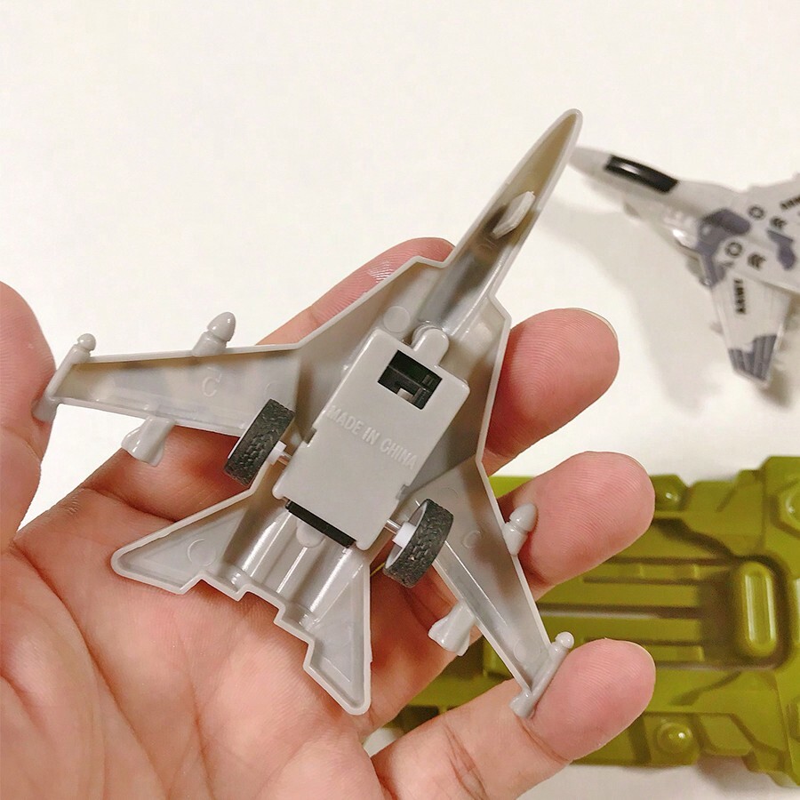 Kids' Outdoor Spring Propelled Airplane Construction Toy Kit SHEIN USA