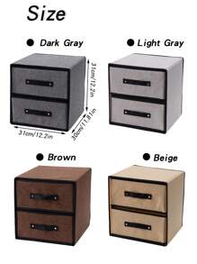1pc 2 Layer 2 Drawer Fabric Storage Box, Water-Washable Linen-Like Drawer Type Bra & Underwear Organizer Box (4 Colors Available)Bedroom,Organizer,Organiser,Home Storage,White T Shirt Women,Black Pants Women,Ladies Winter Clothes,Dress,Winter Clothes For Ladies,Elegant Woman Dresses,White Shirt For Ladies,Long Sleeve,White Jumpsuit For Women,Spring Dresses For Women,Spring Outfits For Women,Spring,Spring Clothes,Minimalist,Summer Tops
