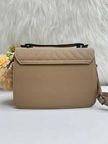 Women's Crossbody Bag, For Events. Swivel Lock And Zipper Closure. Detachable And Adjustable Straps - Màu Khaki - Xem 6
