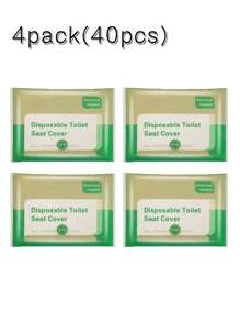 100pcs Toilet Seat Cover Disposable Flushable Paper Travel Toilet Seat Cover Portable For Adult And Kids' Potty Training Travel Essential Accessories For Airplane Road Trips Camping Hotel Back To School Travel Essentials Travel Accessories Travel Must Haves Beach Vacation Summer Holiday School Accessories Supplies Stuff Back To School Supplies