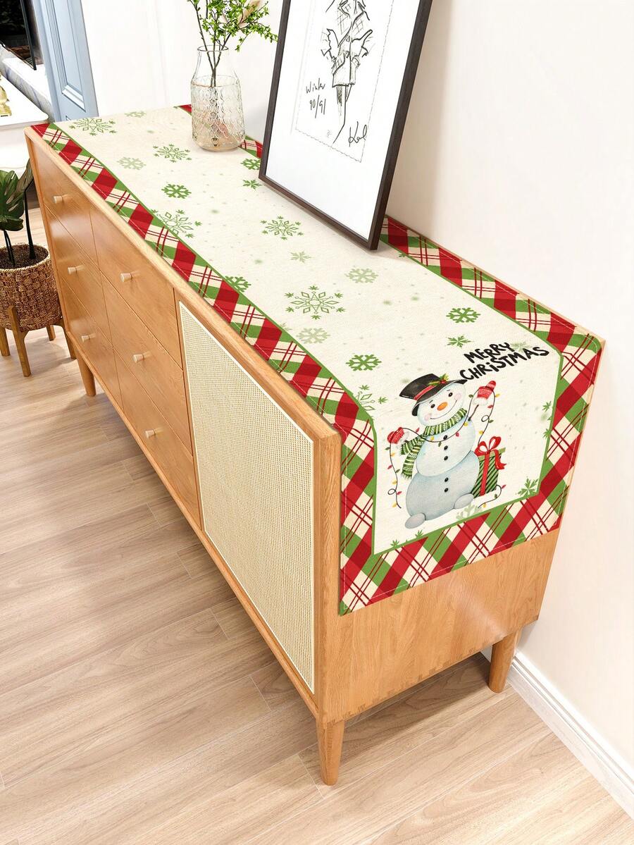 1pc Christmas Hand Painted Snowman, Snowflake, Christmas Tree, Reindeer