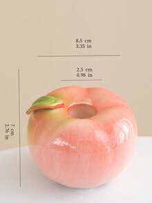 创意彩色陶瓷烛台、苹果形桌面装饰、走廊装饰品、北欧风格氛围增强剂、房间装饰、礼物 - 彩色 - 查看 7