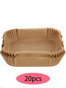 20 chiếc Phương pháp: Giấy chiên không dầu, Khay đựng thức ăn nhà bếp Giấy dầu, Khay đựng thức ăn gà rán tiệc ngoài trời, Nồi lót nồi chiên không dầu, Bát giấy, Khay nướng, Phụ kiện lò nướng, Dụng cụ lò nướng, Đồ dùng nhà bếp, Phụ kiện nhà bếp, Thích hợp cho lò nướng và nồi chiên không dầu - Nhiều màu - Xem 9