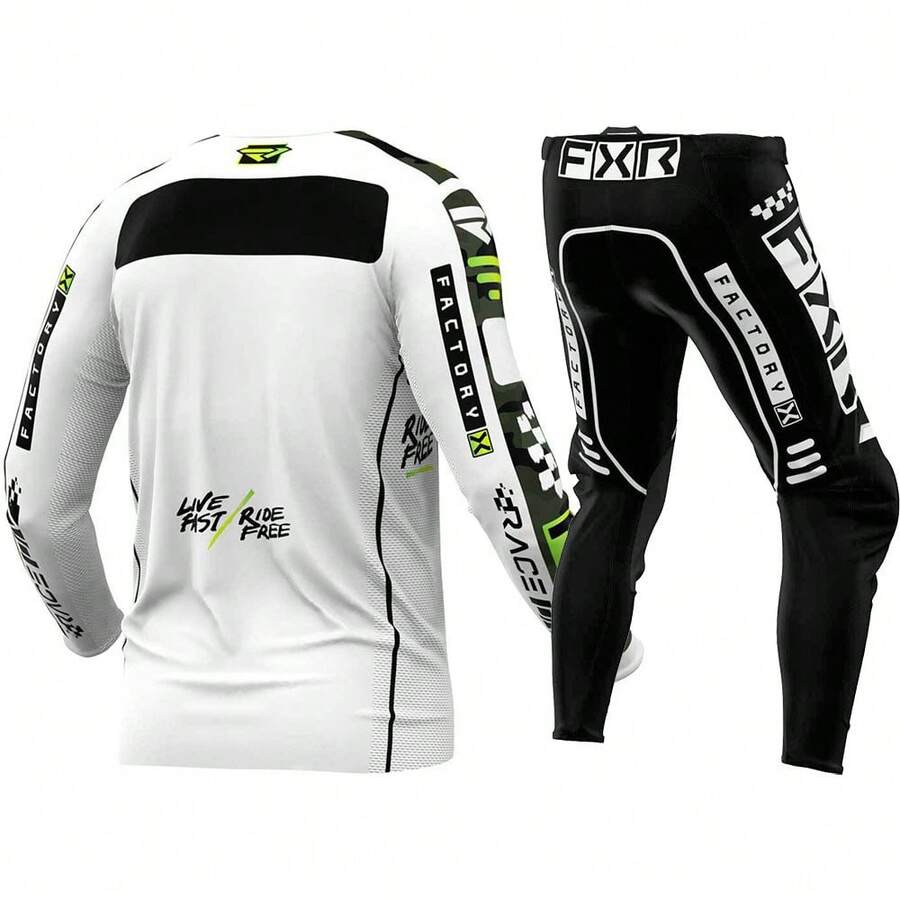 2024 New Motorcycle Set Racing Mountain Bike Set Riding Suit OffRoad