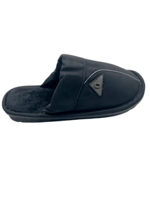 Pantuflas de espuma viscoelástica para hombre, cómodo forro polar de felpa, suela de goma duradera que no deja marcas, Chanclas de microgamuza resistente al desgaste, pantuflas para interiores
