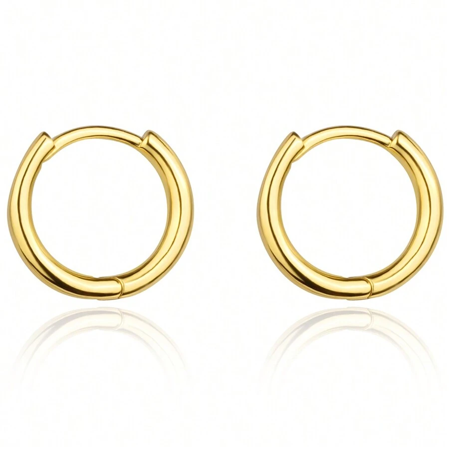 18K GOLD PLATED SMOOTH RING - 金色 - 查看 1