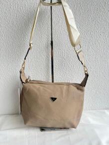 Excellent Bag Women's Bag With Two Zippers / Synthetic Leather - Màu be - Xem 1