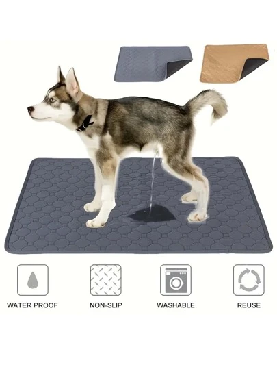 可洗狗尿垫，可重复使用的宠物垫，防滑地毯，大型狗垫，吸水防漏宠物训练垫，笼子，游戏围栏，床，沙发