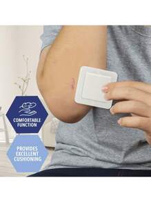 30pcs Wound Dressing Sticker/Wound Dressing/Reathable Edge Gauze Pad, Latex Bandage/ Self Adhesive Wound Dressing