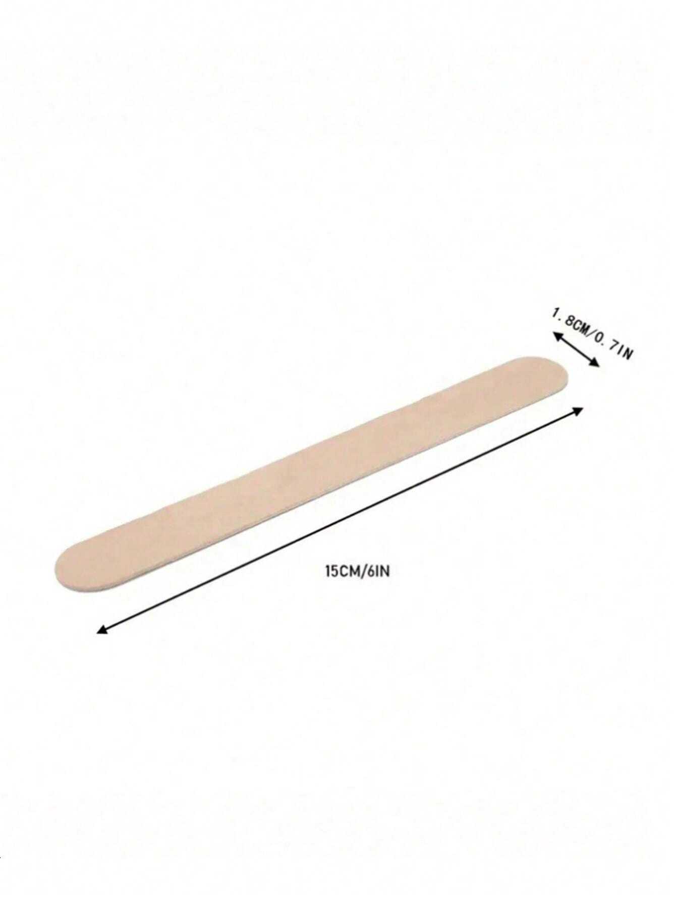 10PCS Jumbo Wooden Craft Sticks Popsicle Stick Wide Treat Ice Pop For