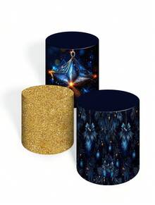 Sublimated Cylinder Covers Trio Kit Birthday Decoration Various Themes Christmas New Year - Vỏ xi lanh 2252 - Xem 1
