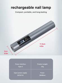 1 件 USB 可充电手持式美甲灯、UV 美甲灯、感恩节便携式沙龙速干 USB 美甲烘干机、用于固化所有指甲凝胶的 UV LED 美甲灯、家用可充电美甲工具、凝胶指甲固化灯、凝胶指甲 LED 灯、便携式迷你美甲烘干机、凝胶抛光 UV 美甲灯、家庭 DIY 美甲美甲工具、送给女孩的最佳礼物 - 彩色 - 查看 10