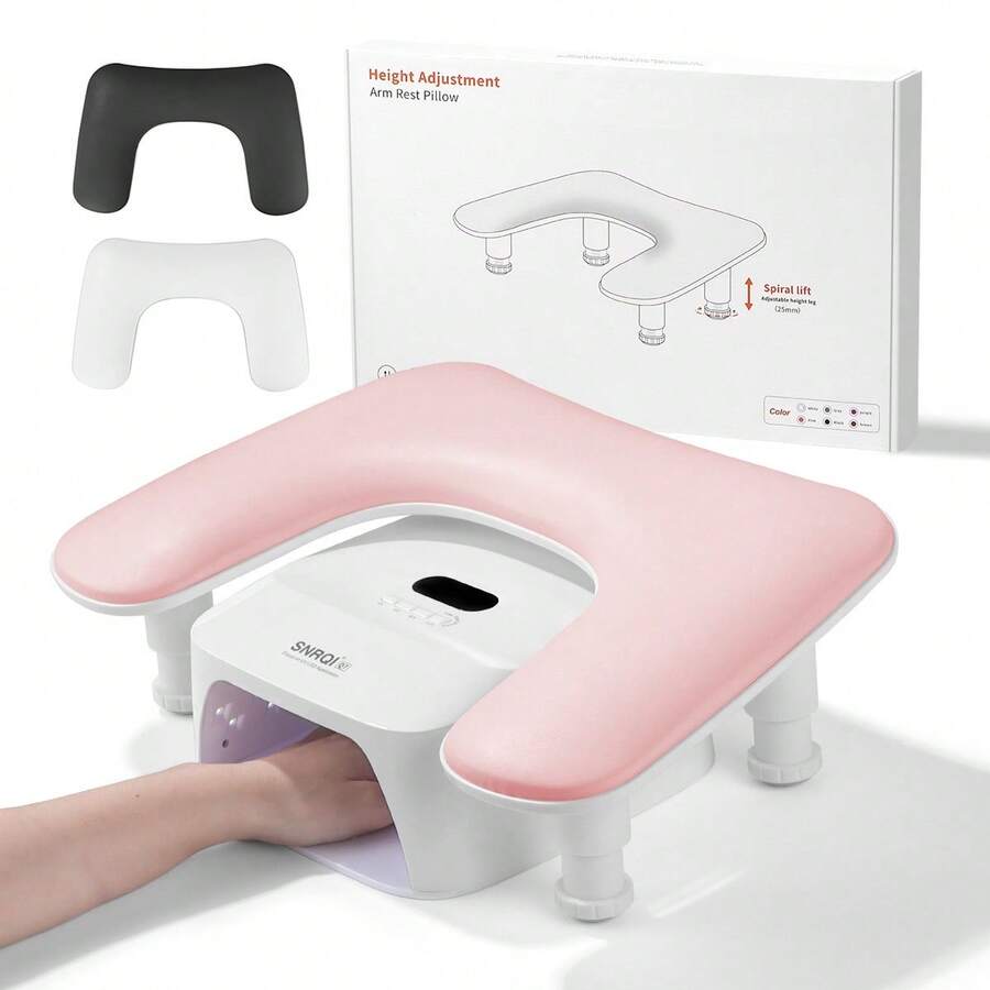 Russian Nail Pillow Lift Tripod PU Leather Easy To Clean Simple Tripod