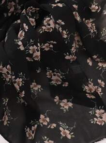 1 chiếc khăn trùm đầu in hoa Ditsy, khăn choàng voan cho nữ, khăn choàng đầu in hoa Abaya Phụ kiện ngày lễ tình nhân cho ngày lễ tình nhân cho phụ nữ - Nhiều màu - Xem 5