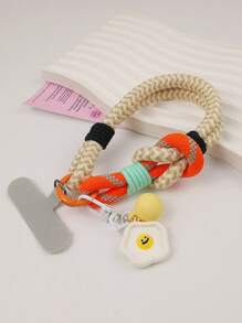 1 dây đeo cổ tay vòng ngắn dày treo điện thoại dây đeo hoạt hình mặt dây chuyền cho cả nam và nữ ngoài trời dây thừng vỏ sò thắt nút chắc chắn - Nhiều màu - Xem 17