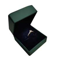 Jewelry Box With LED Light. - xanh quân đội - Xem 1